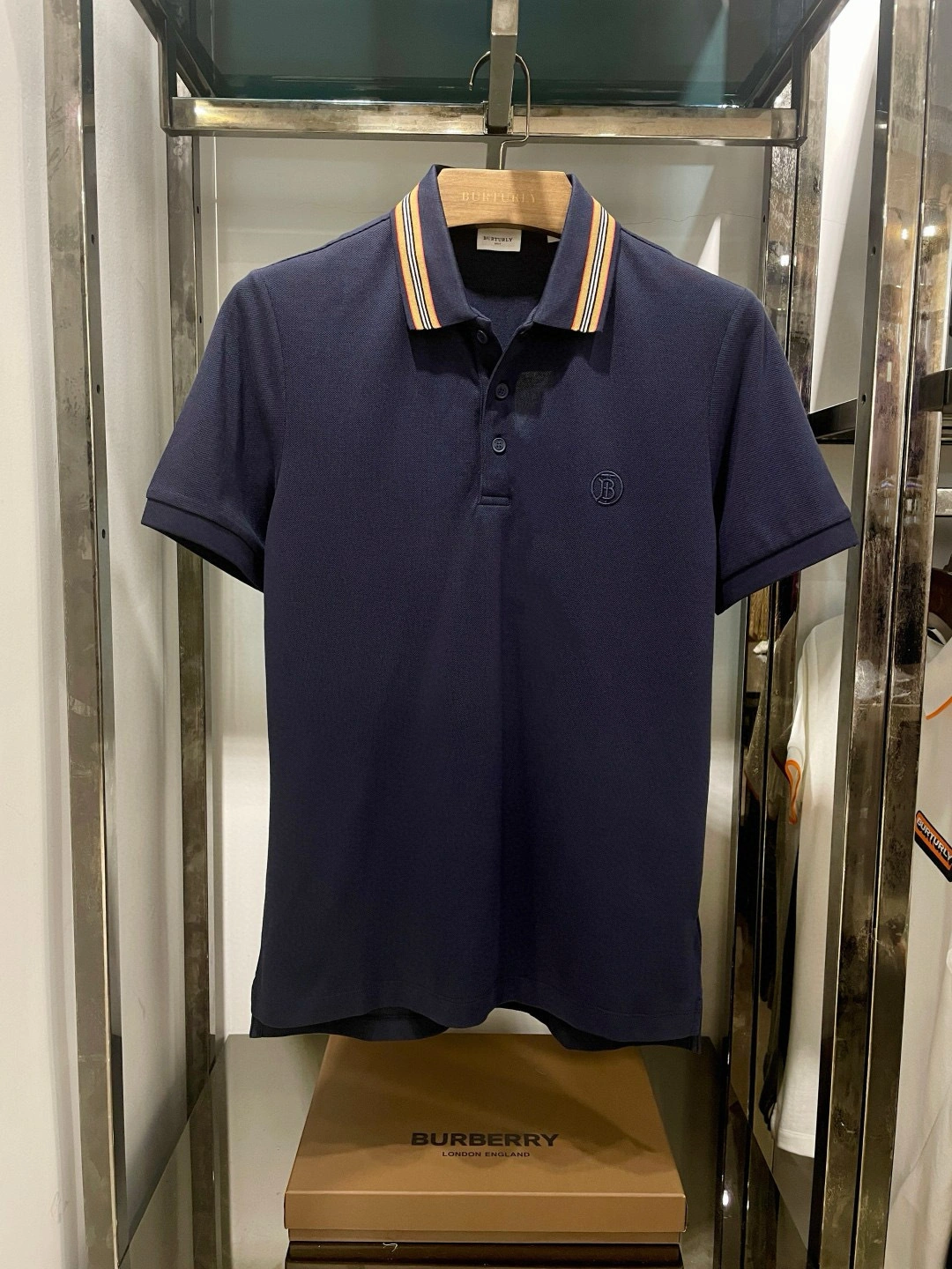 wg.luxury- 2ur25rry embroidery cotton Polo 5Colour item:E-F409C0932-4